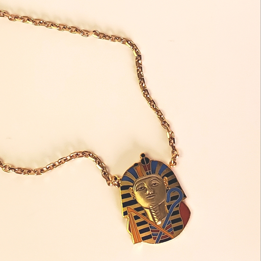 King Tut Vintage Necklace - Picture 9 of 10